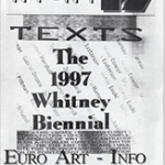 Euro Art - Info 17 (Texts & The 1997 Whitney Biennial)