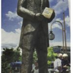 Споменик на Крсте Петков - Мисирков на плоштадот Пела