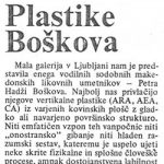 Plastike Boškova