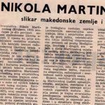 Nikola Martinoski - slikar makedonske zemlje i ljudi