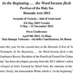 In the Beginning ... the Word became flesh