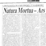 Natura mortua - Ars vitalis